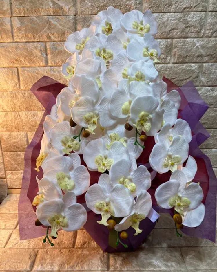 光触媒 人工観葉植物 ウォールグリーン フェイクグリーン 胡蝶蘭