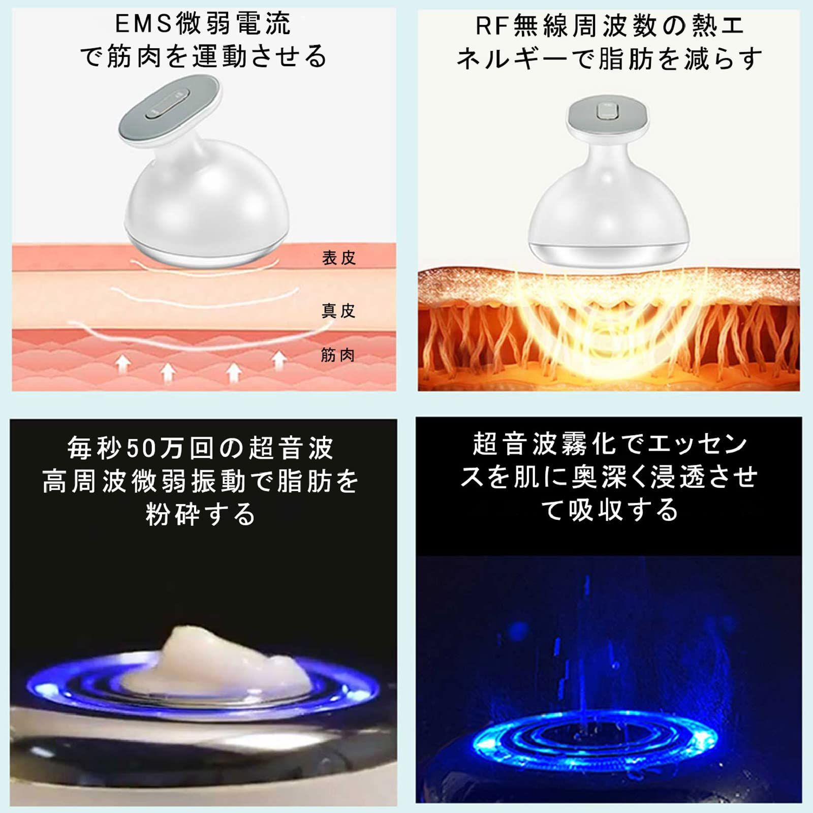 高級品市場 キャビテーション 美顔器 ems - 全身エステ 一台多役