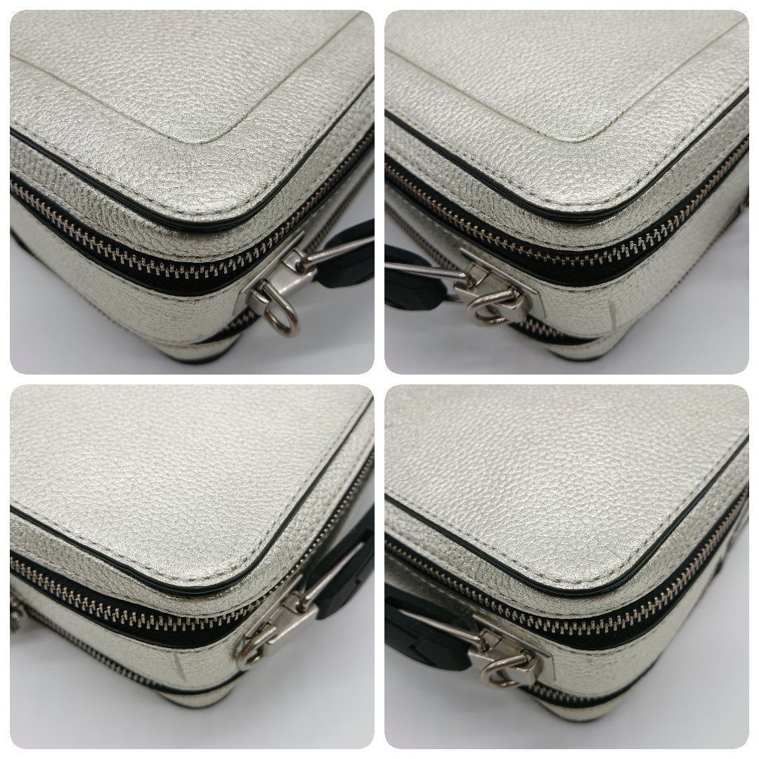 MARC JACOBS シルバーショルダーバッグ　ハンドバッグ　　2way 美品 楽天市場】【未使用品】【バッグ】MARC JACOBS マーク