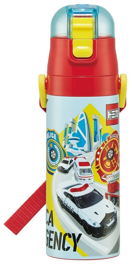 【人気商品】470ml トミカ 23 子供用 水筒 ステンレス スポーツボトル スケーター(Skater) 男の子 SDC4-A