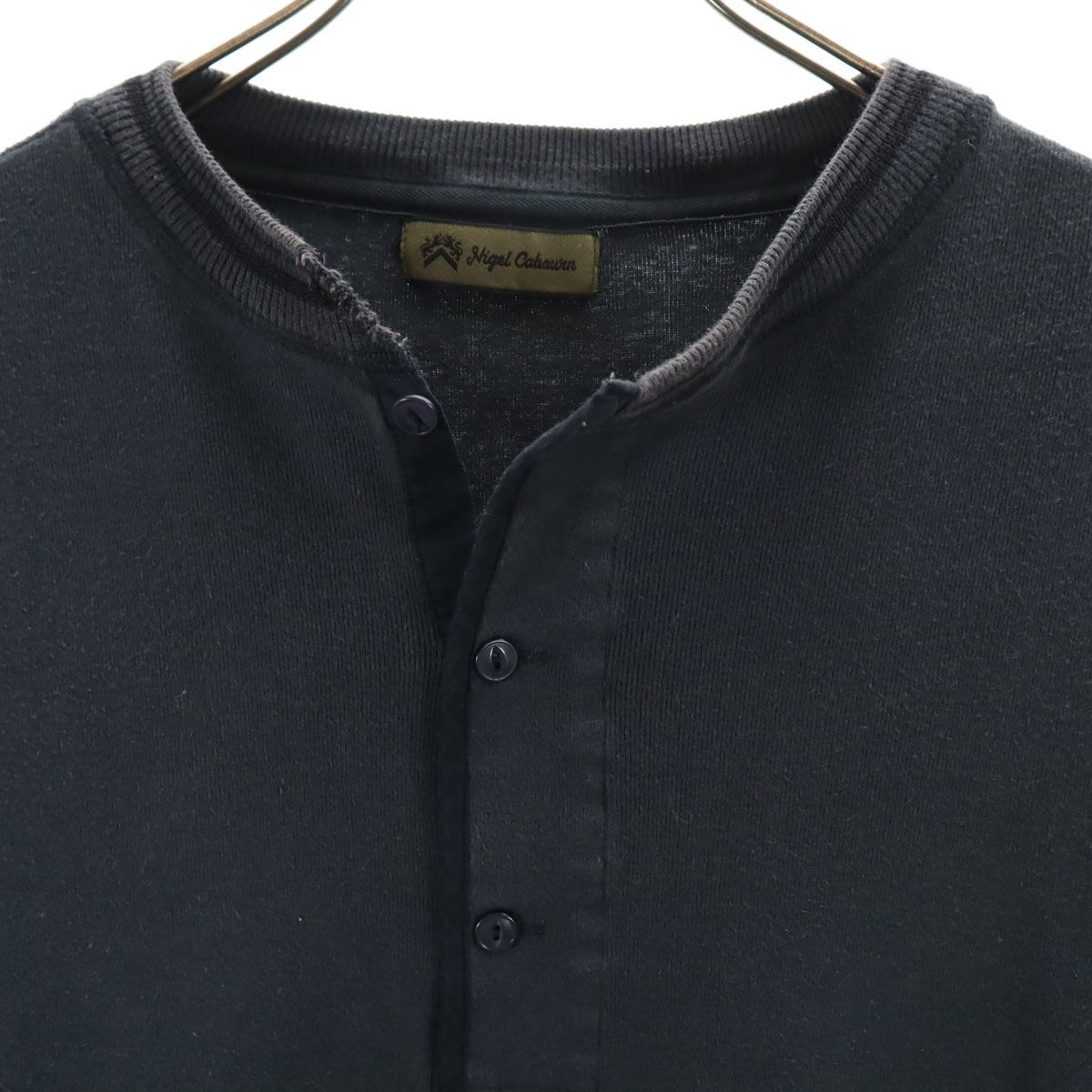 Nigel Cabourn ナイジェルケーボン 日本製 長袖 ヘンリーネック T 