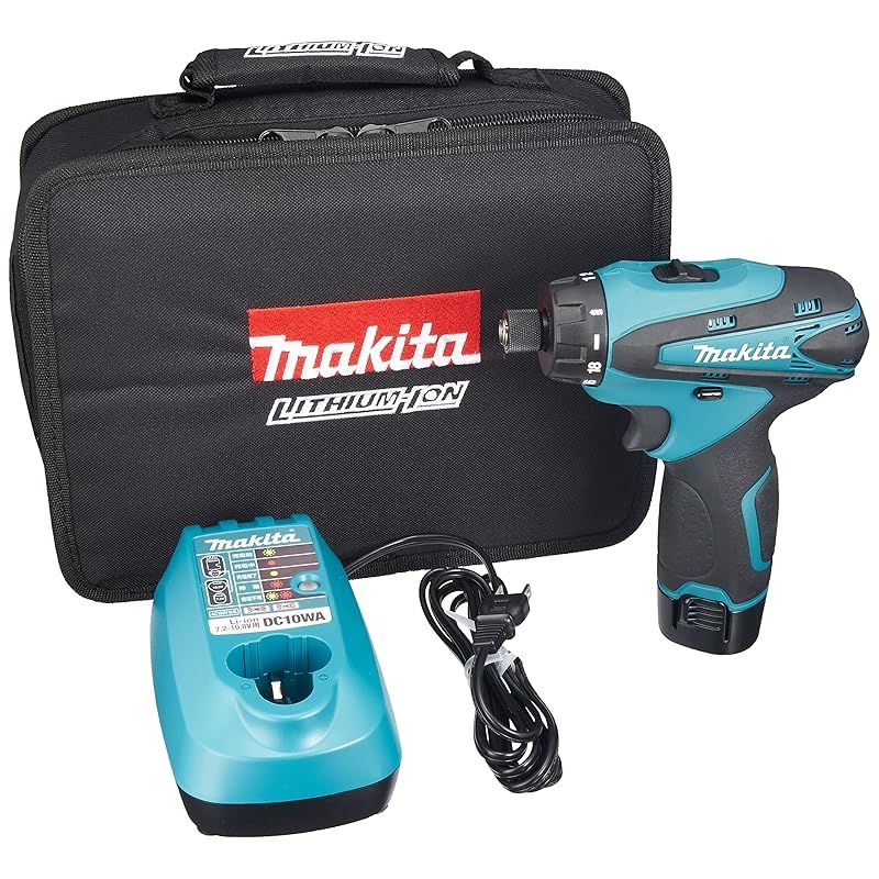 マキタ Makita 充電式ドライバドリル 10.8V 可変速 逆回転 本体付属バッテリー1個搭載モデル DF030DWSP 0