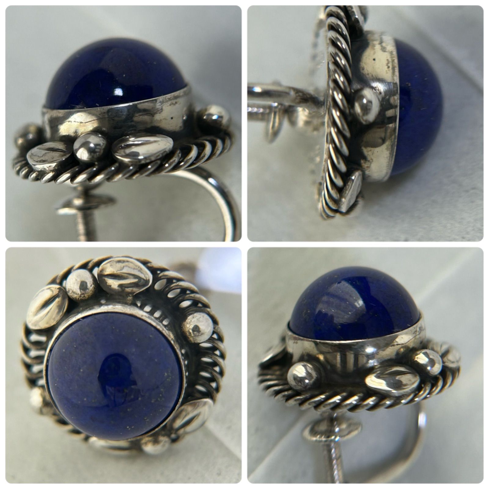 ジョージジェンセン 激レア 39B ラピスラズリ イヤリング  