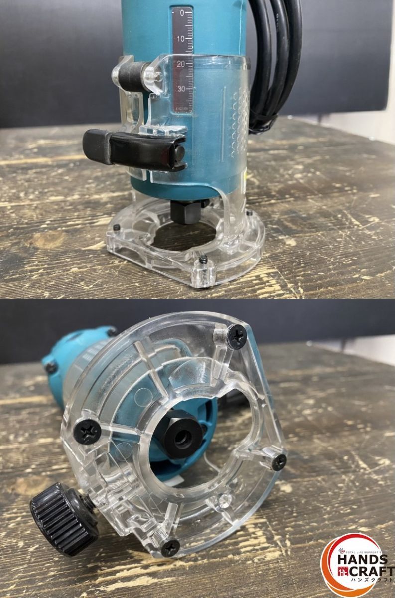 引き取り限定】【中古品】マキタ makita 3707F トリマ 単相100V ビット