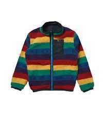 AIRBLASTER DOUBLE PUFF JACKET (BLACK RAINBOW / Lサイズ