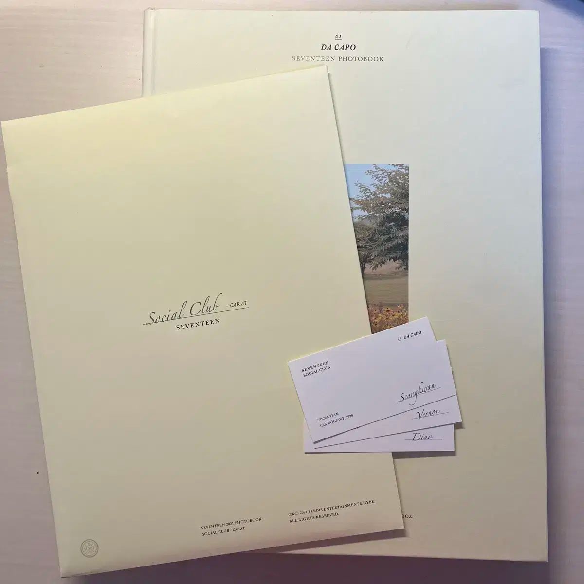 SEVENTEEN - CLUB club social SOCIAL PHOTOBOOK CARAT セブチ