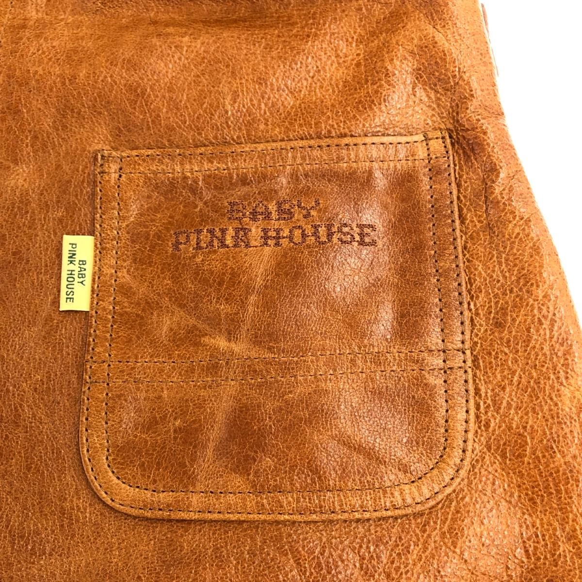 PINK HOUSE ピンクハウス ジャンパースカート キッズサイズ:L ブラウン 