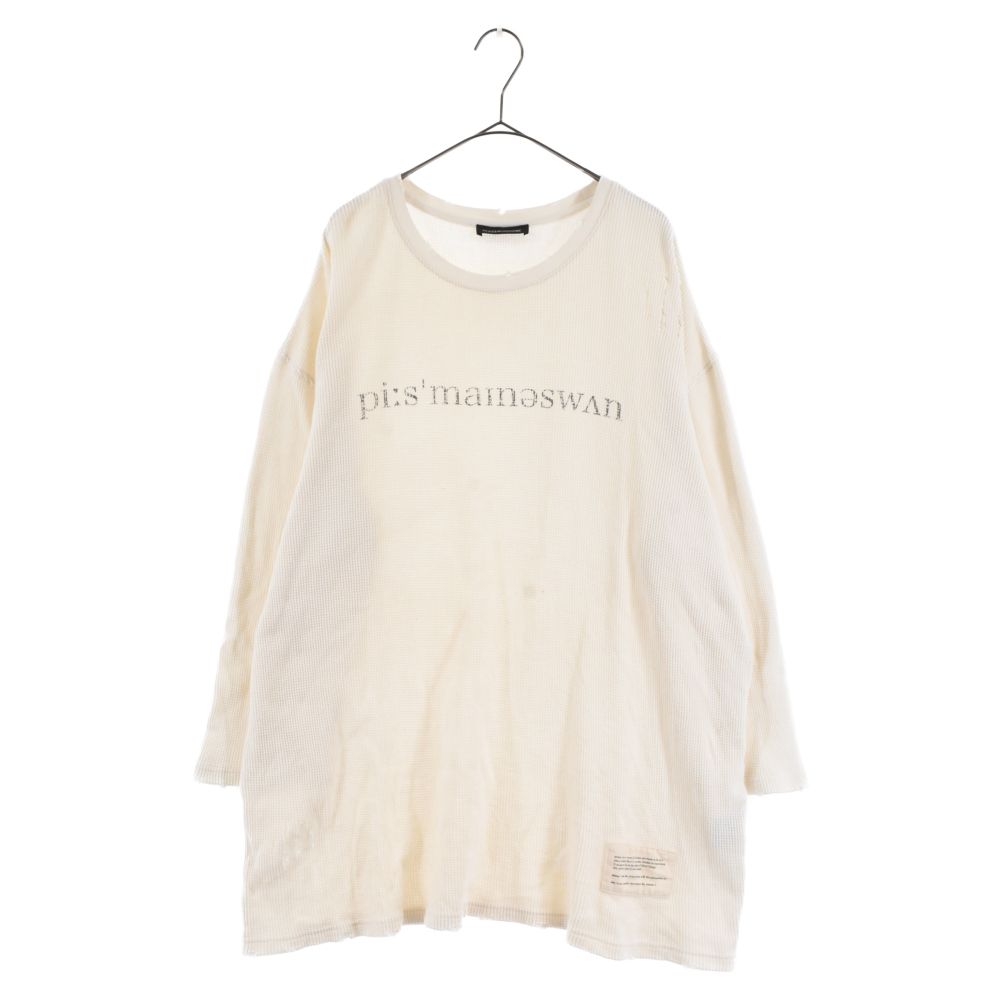 peaceminusone (ピースマイナスワン) 3/4 sleeves damaged thermal