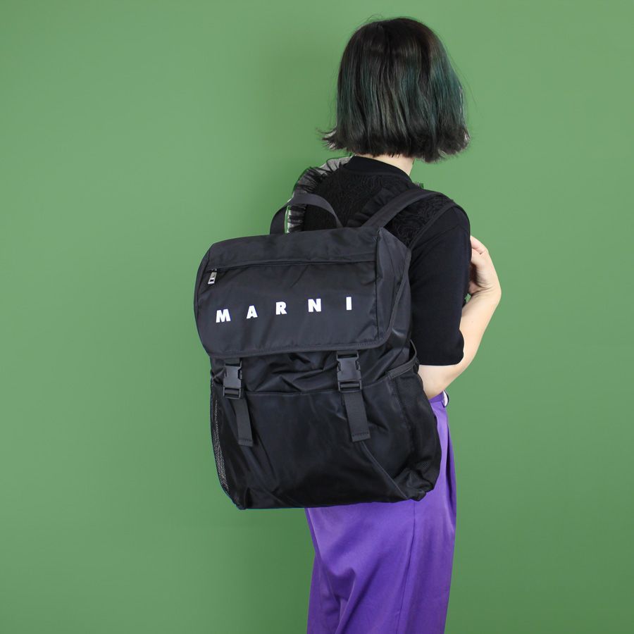 商品 MARNI マルニ M01637 M00TJ バックパック キッズライン MARNI KIDS リュック ロゴ ナイロン