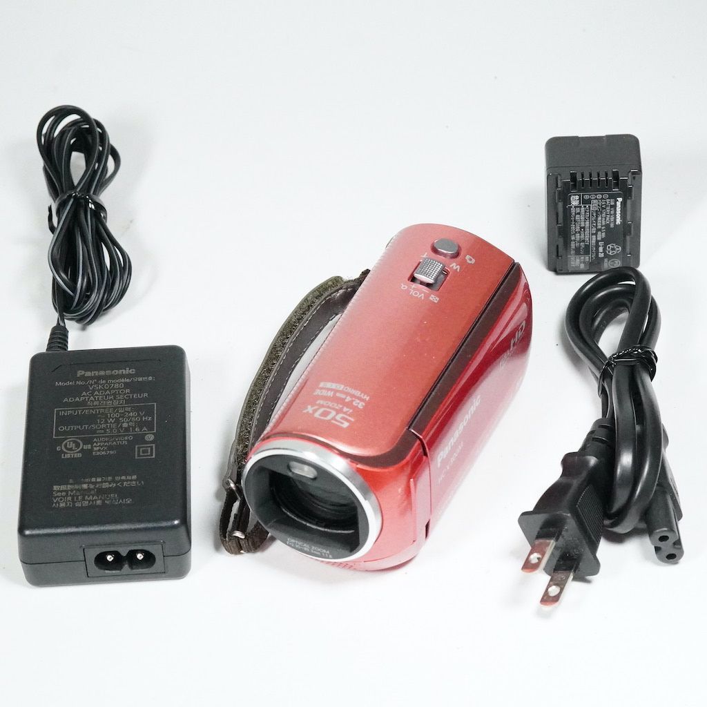 Panasonic パナソニック HC-V300M ピンク 動作OK 1週間保証 /1559