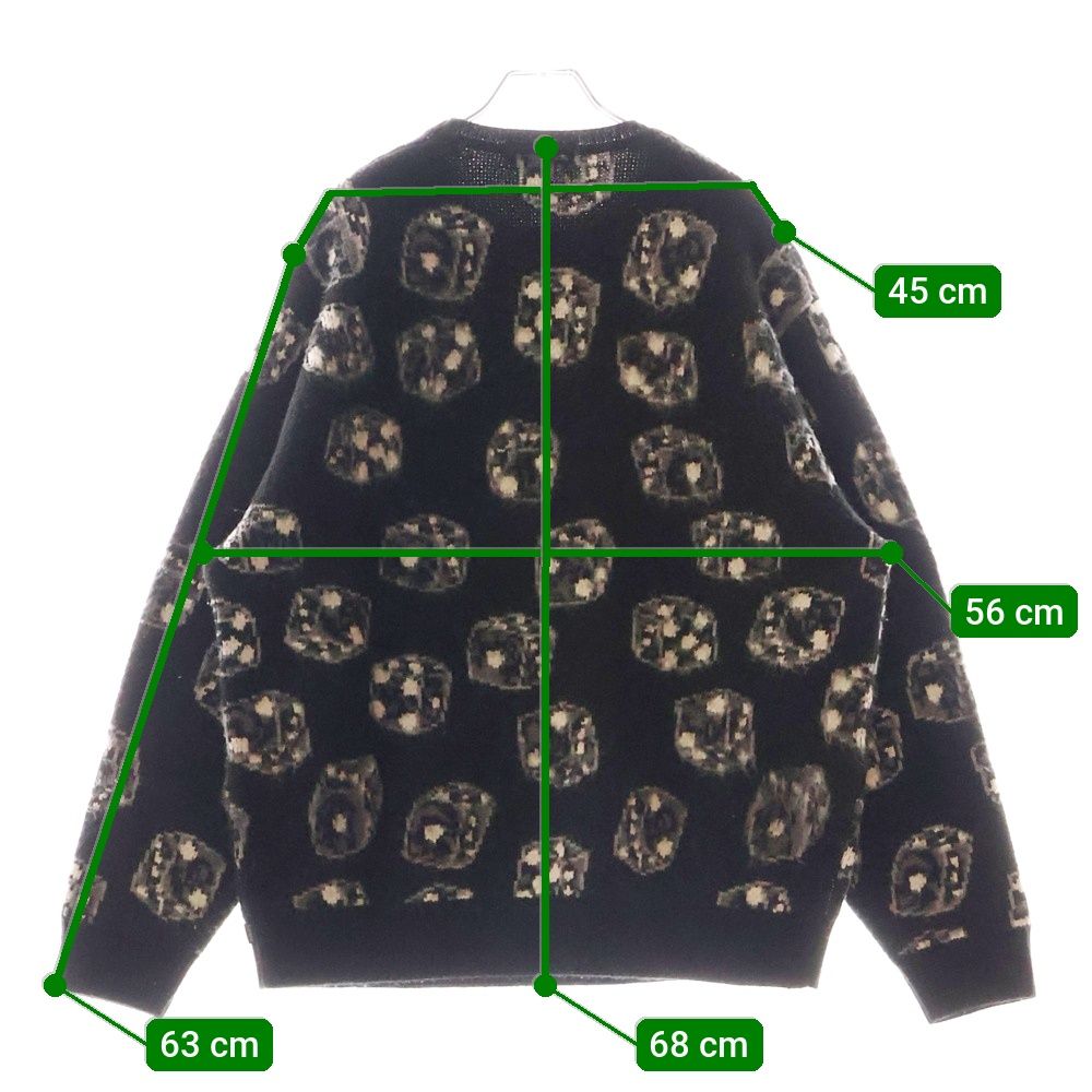 SUPREME (シュプリーム) 22AW Dice Sweater ダイス柄 クルー