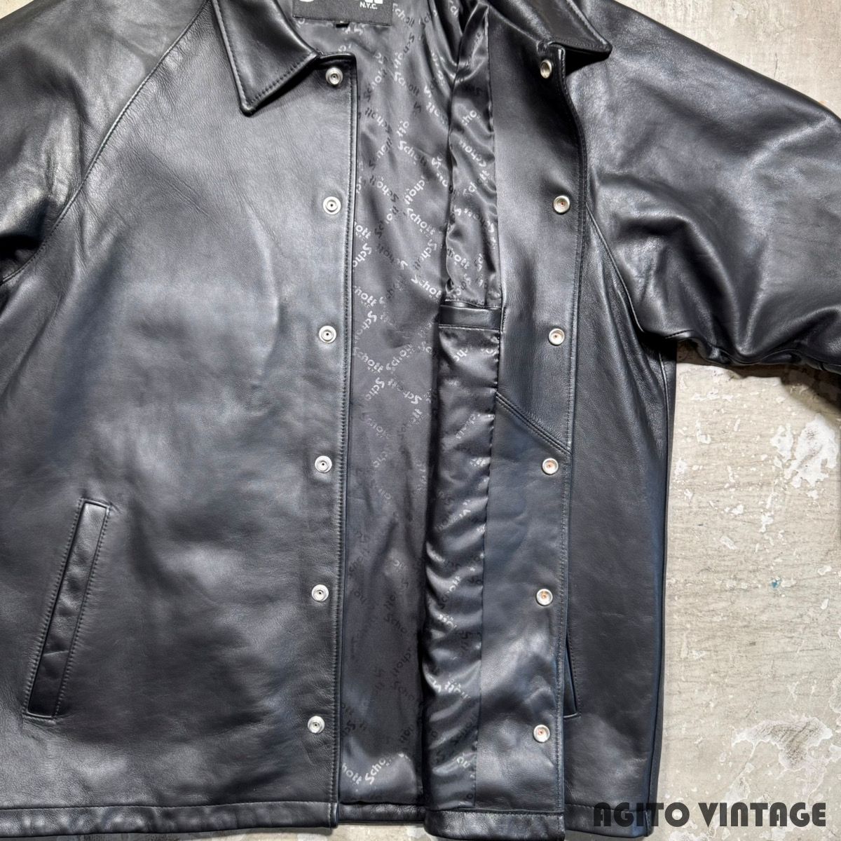 Schott ショット 3121026 SHEEP COACH JACKET シープスキン