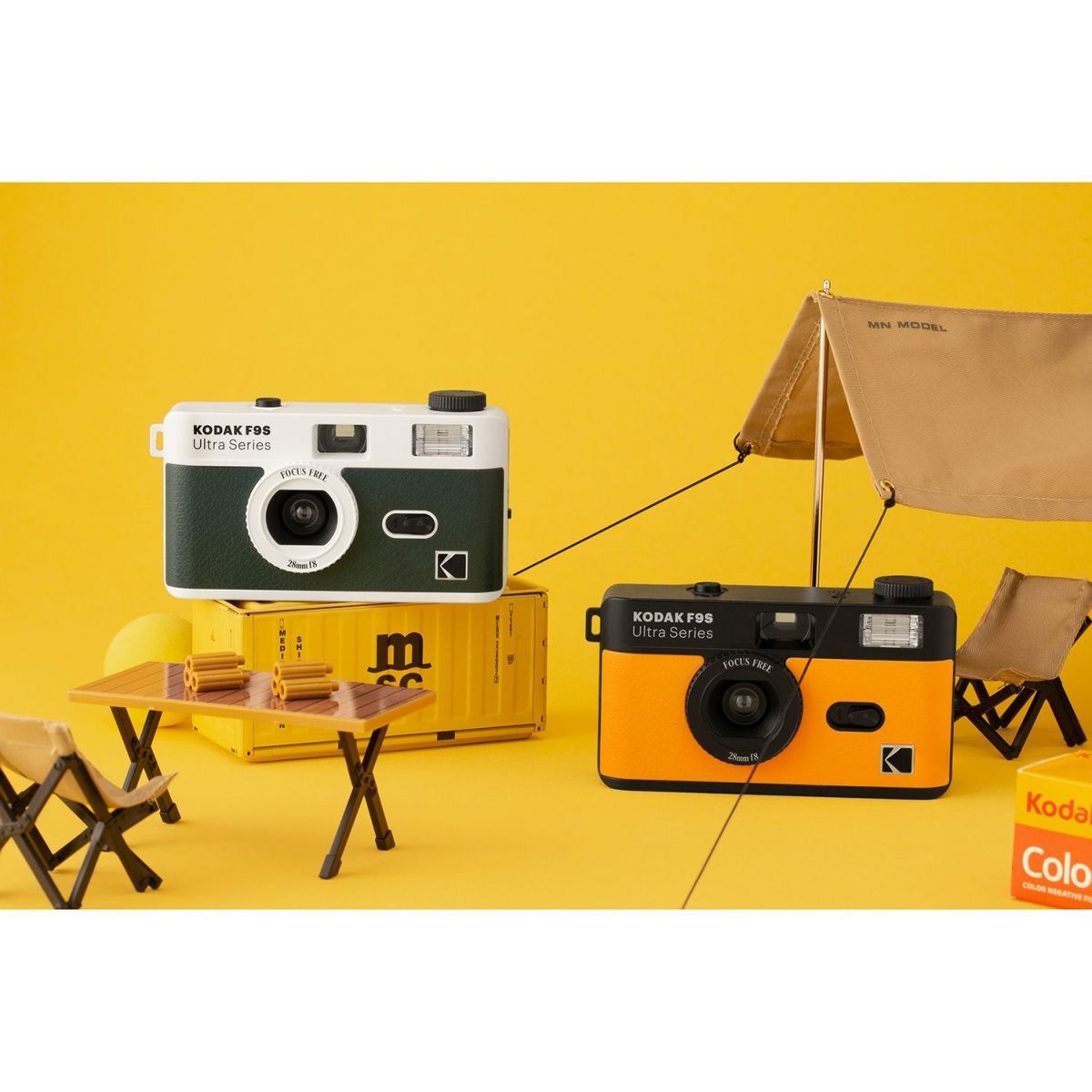 KODAK コダック フィルムカメラ ULTRA F9S イエロー｜35mm