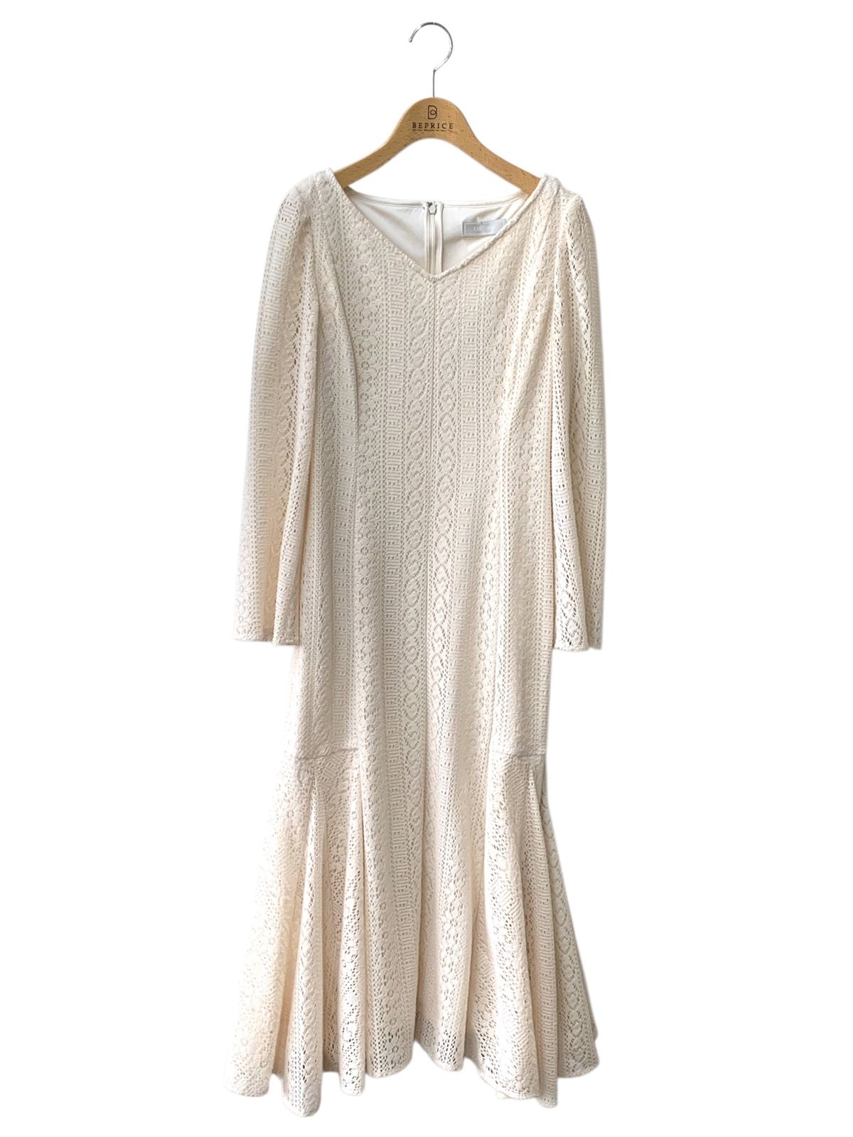 セルフォード ブラッシュレースワンピース CWCO245054 36 アイボリー