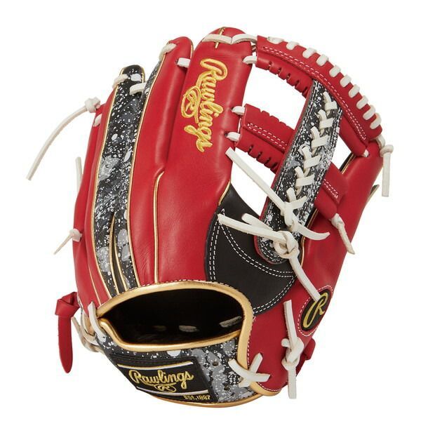 軟式グラブ グローブ 軟式 軟式グローブ GR3HOCK4MG-B 軟式 HOHR BLIZZARD and Wizard 01 内野手用 サイズ11.5 ブラック RLS 14CD