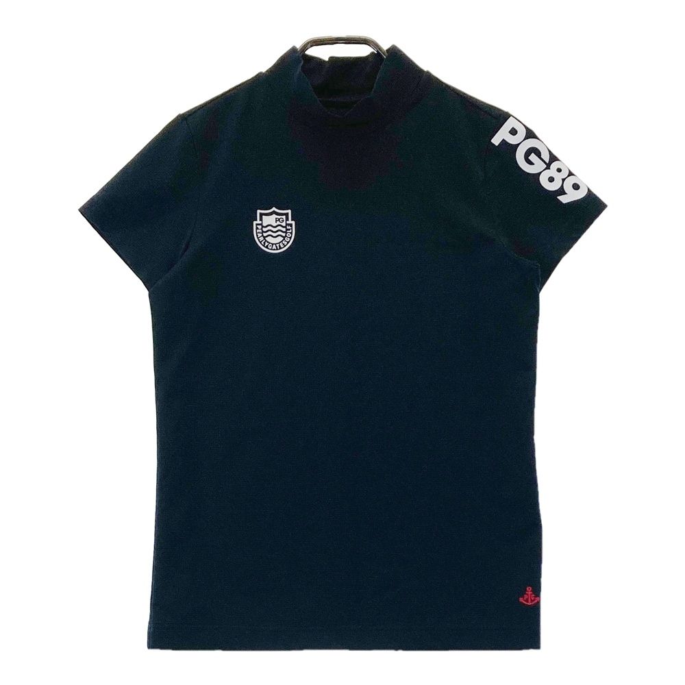 サイズ：1 PEARLY GATES パーリーゲイツ  モックネック 半袖Tシャツ  ネイビー系 [240101478400] ゴルフウェア レディース ストスト サイズ：1 PEARLY GATES パーリーゲイツ モックネック 半袖T