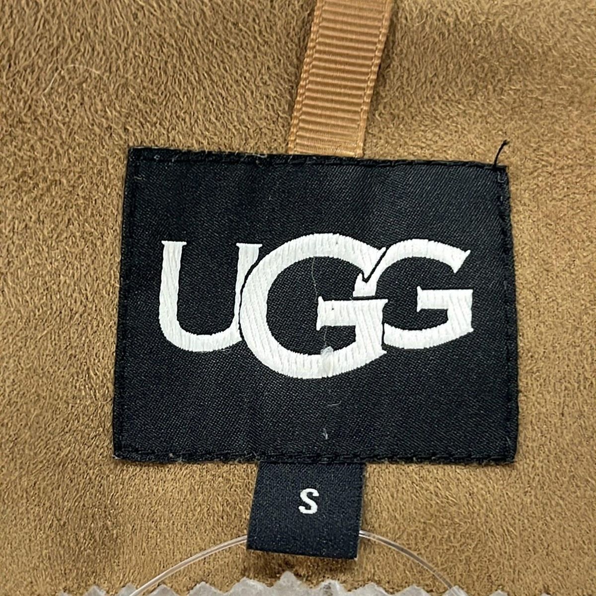 UGG - UGG(アグ) ブルゾン サイズS レディース タカラ ラックスフラッフ ショート ジャケット 1144404 ブラウン×アイボリー 冬物 UGG(アグ) ブルゾン サイズS レディース タカラ ラックス