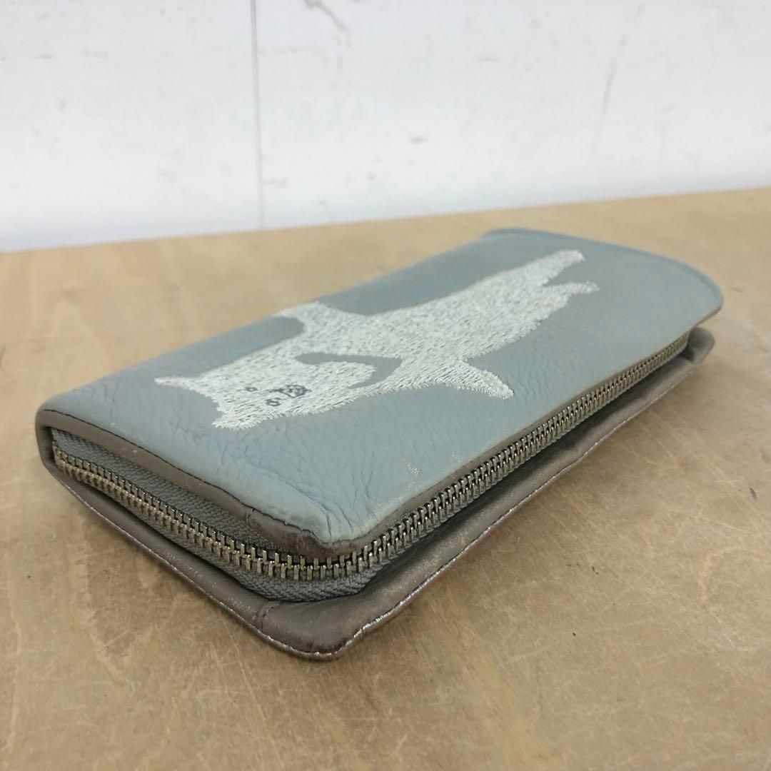 ear PAPILLONNER アニマル 刺繍 ツキノワグマ 財布 ウォレット