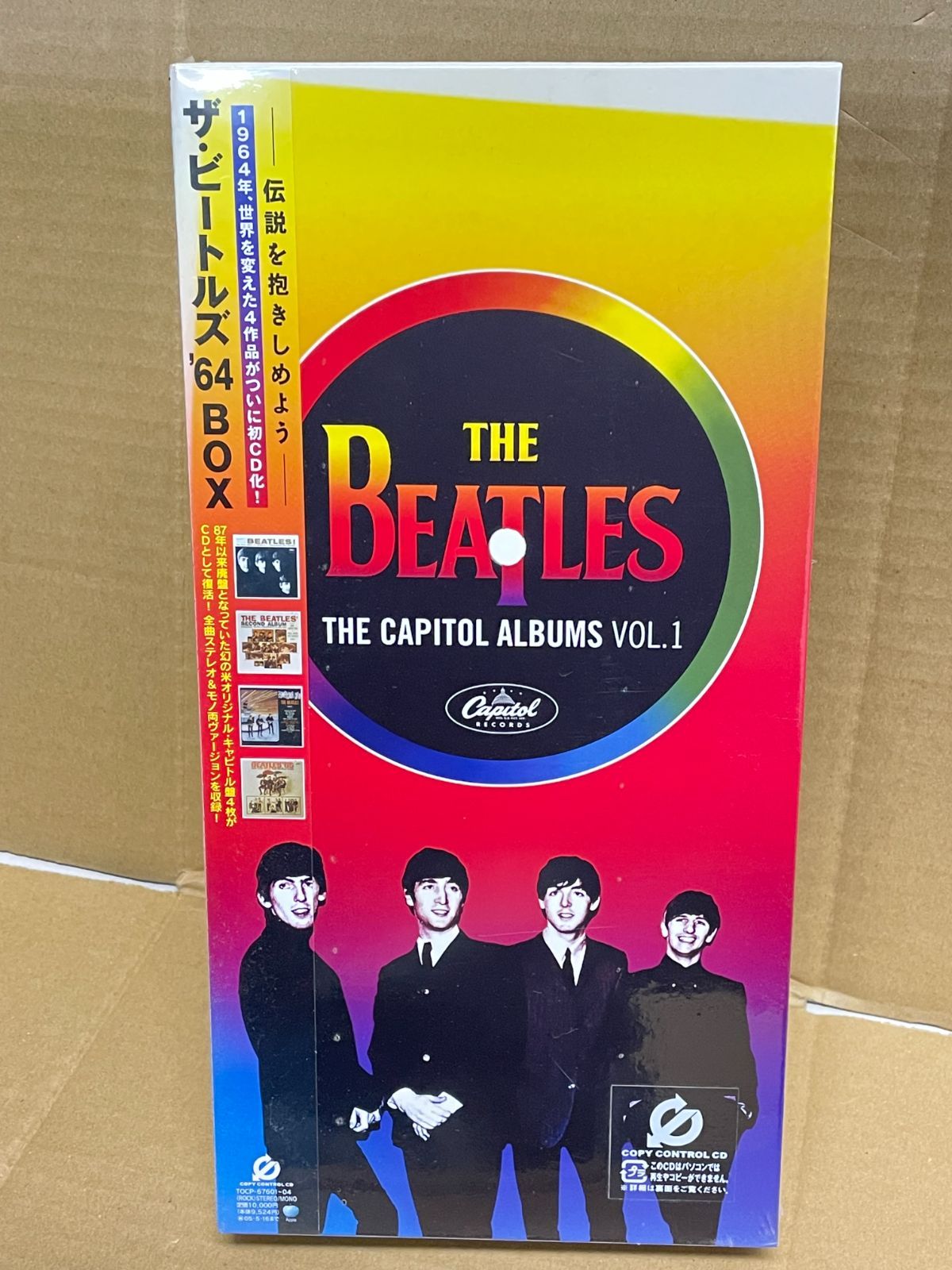未開封！ザ・ビートルズ '64 BOX THE BEATLES CD4枚日焼け有