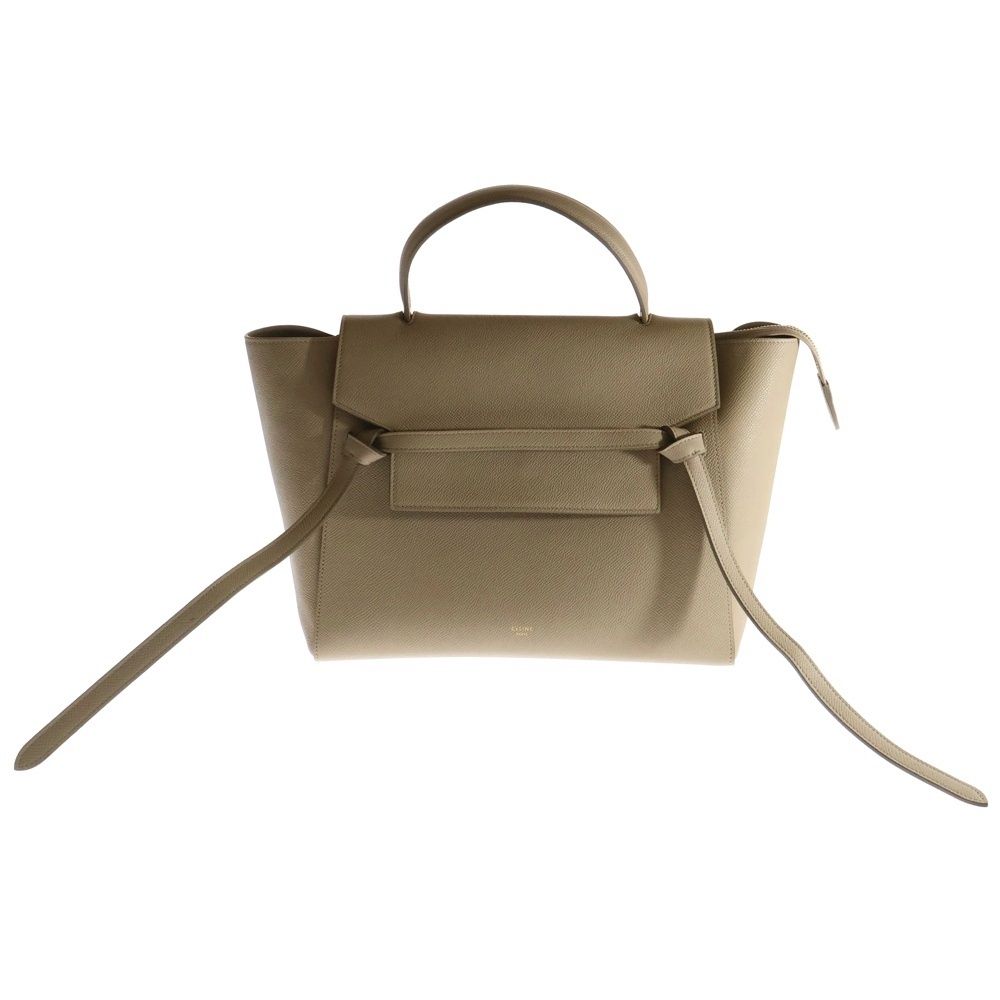 【美品】　セリーヌ　レザー　ベルトバッグ　ショルダーバッグ　ベージュ　333 CELINE - 【美品】 セリーヌ レザー ベルトバッグ ショルダー