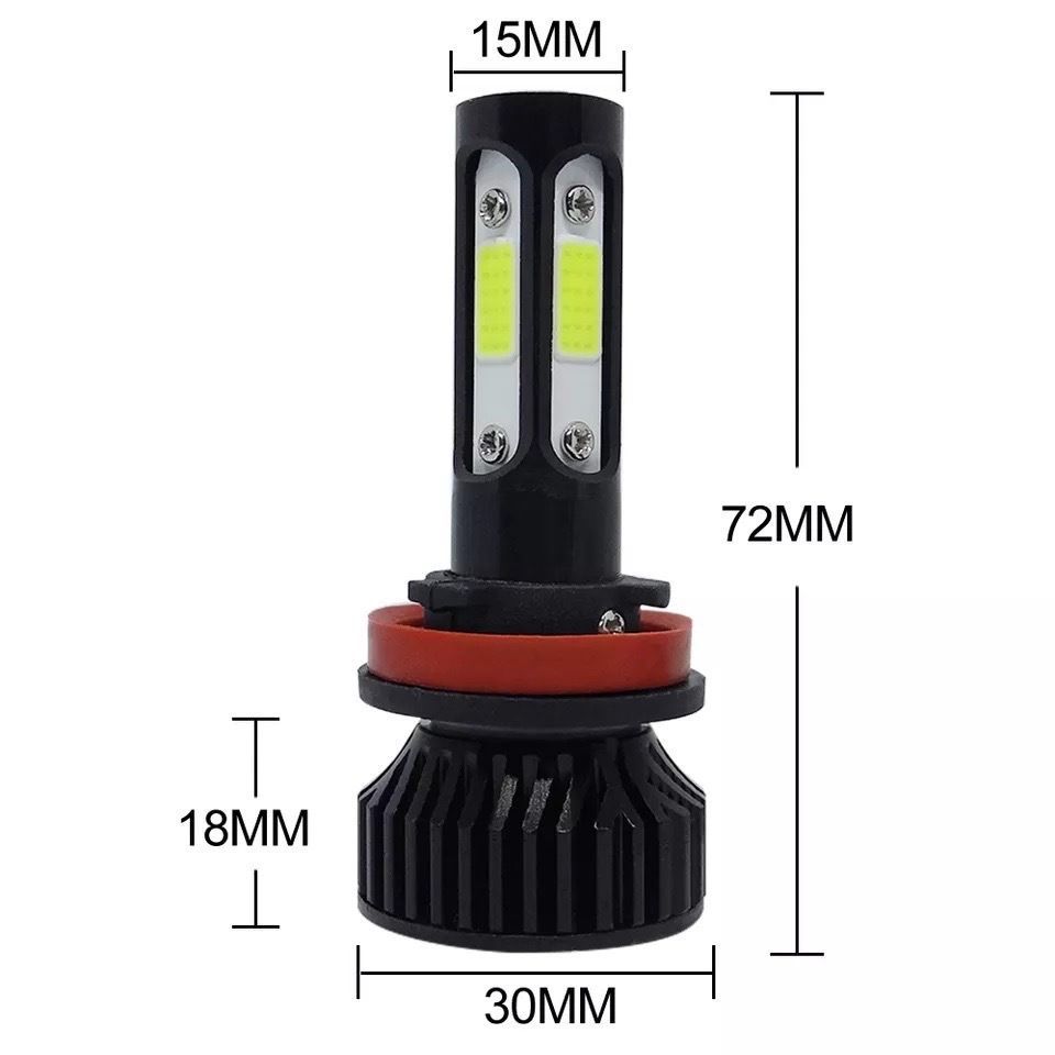 ロードスター NC系 適合 LED フォグランプ 2個セット H8 H11 H16 COB 4 