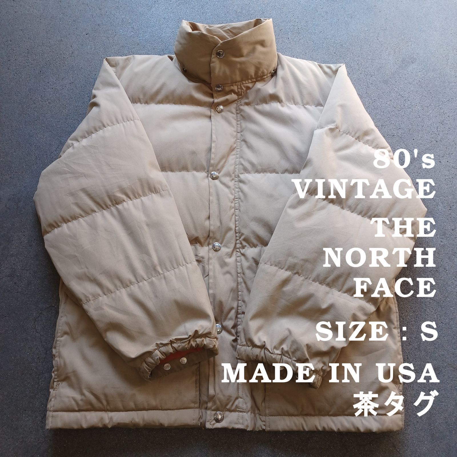 VINTAGE 】80's THE NORTH FACEザノースフェイス DOWN JACKET