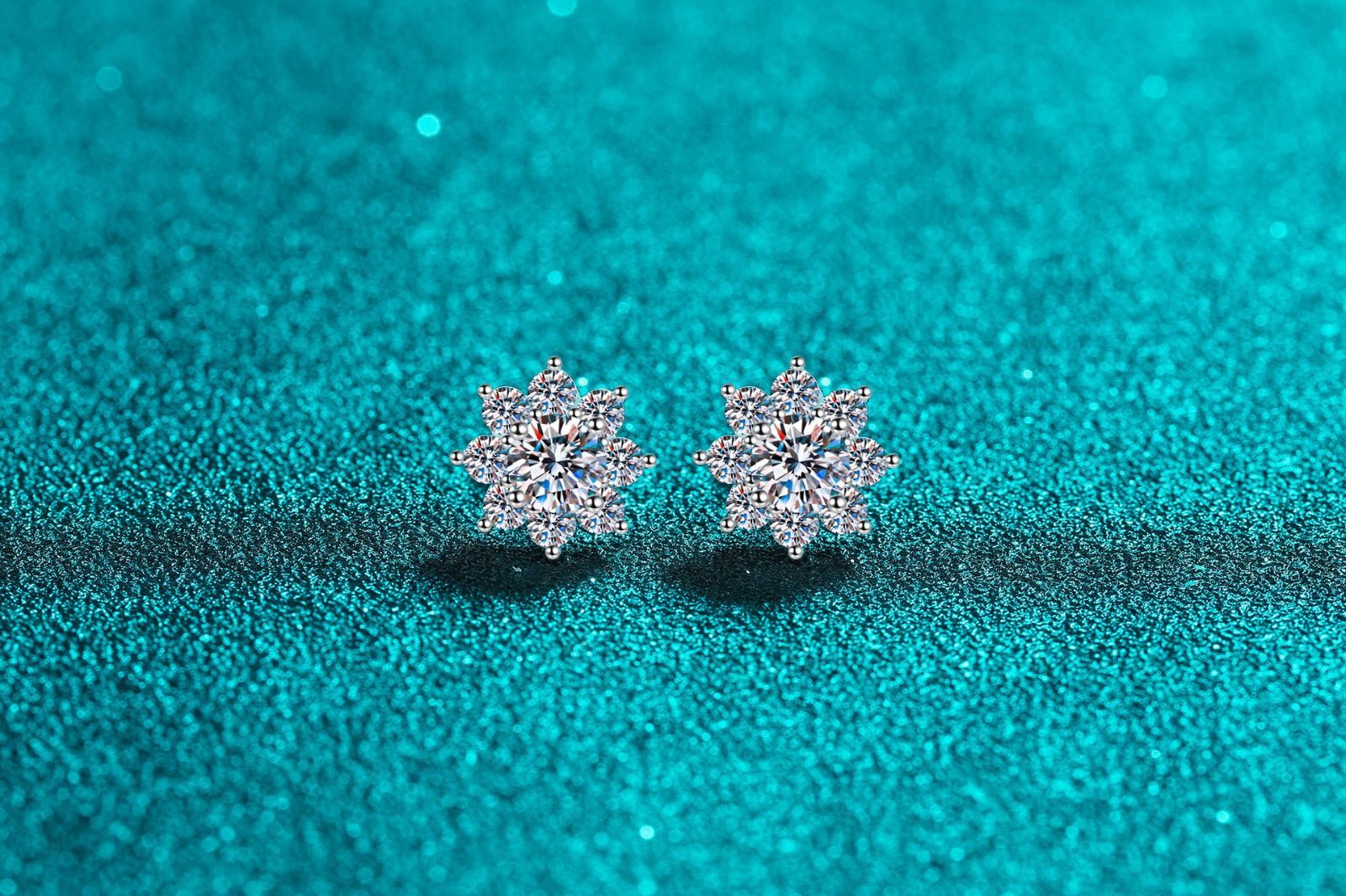 ピアス モアサナイト 0.3ct シルバー925 人工ダイヤモンド モアッサナイト ギフト 普段使い 耳飾り パーティー 結婚式 プレゼント  med20 - メルカリ