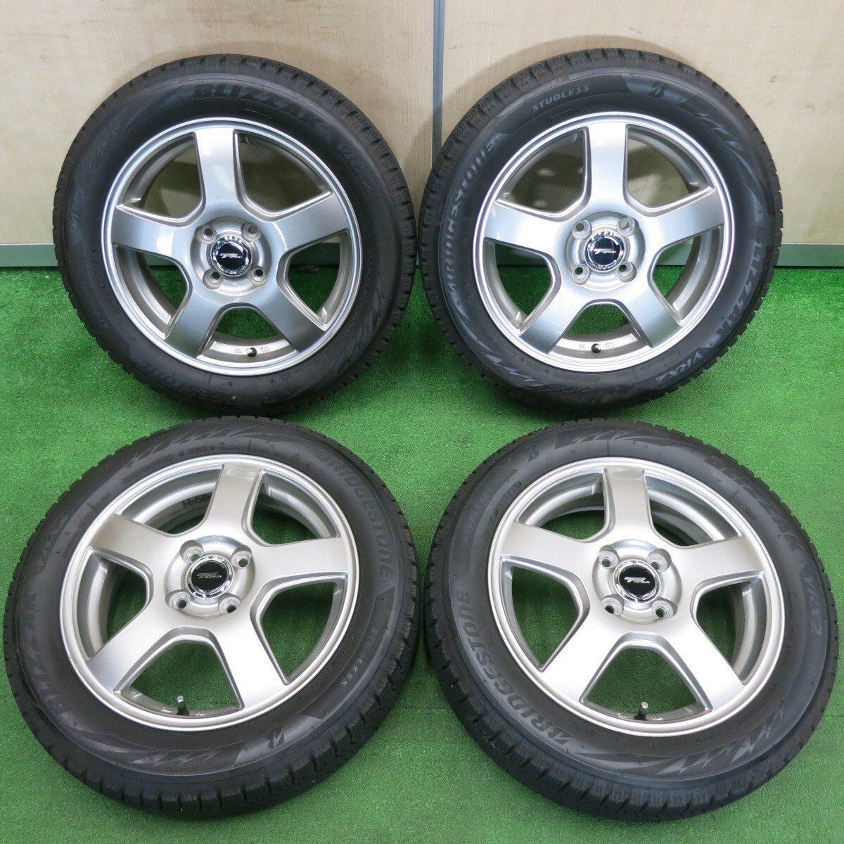 バリ溝！21年！キレイ！9分☆スタッドレス 165/60R15
