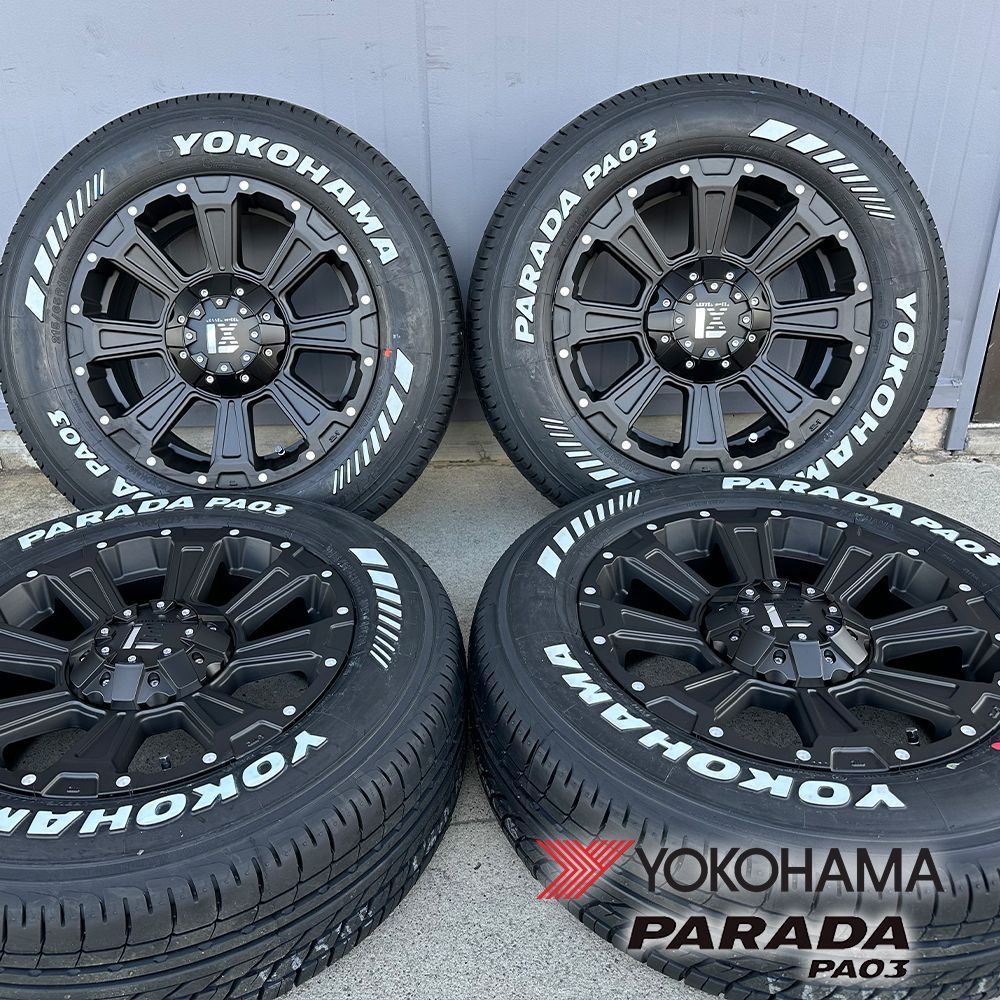 車検対応 200系ハイエース 16インチ YOKOHAMA ヨコハマ パラダ 215
