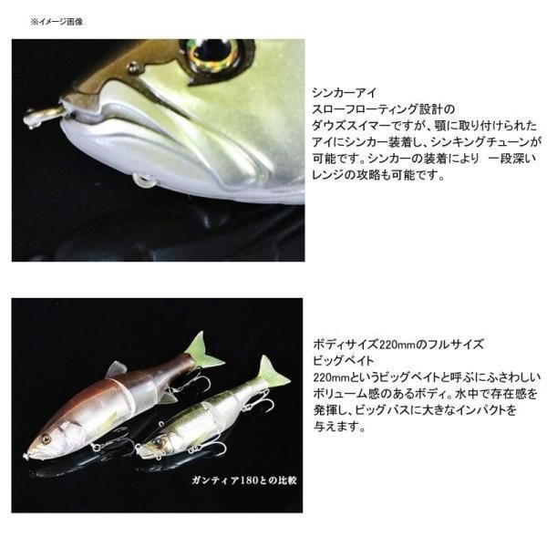 ダウズスイマー　RTラージマウスバス ジャッカル ダウズスイマー 220SF RTラージマウスバス