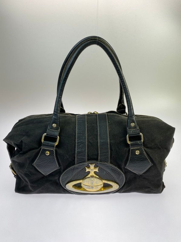 現状渡し品 Vivienne Westwood ヴィヴィアンウエストウッド BAIKER STREET BOSTON BAG バイカー ストリート ボストンバッグ カバン 188-251021-jt-16-min