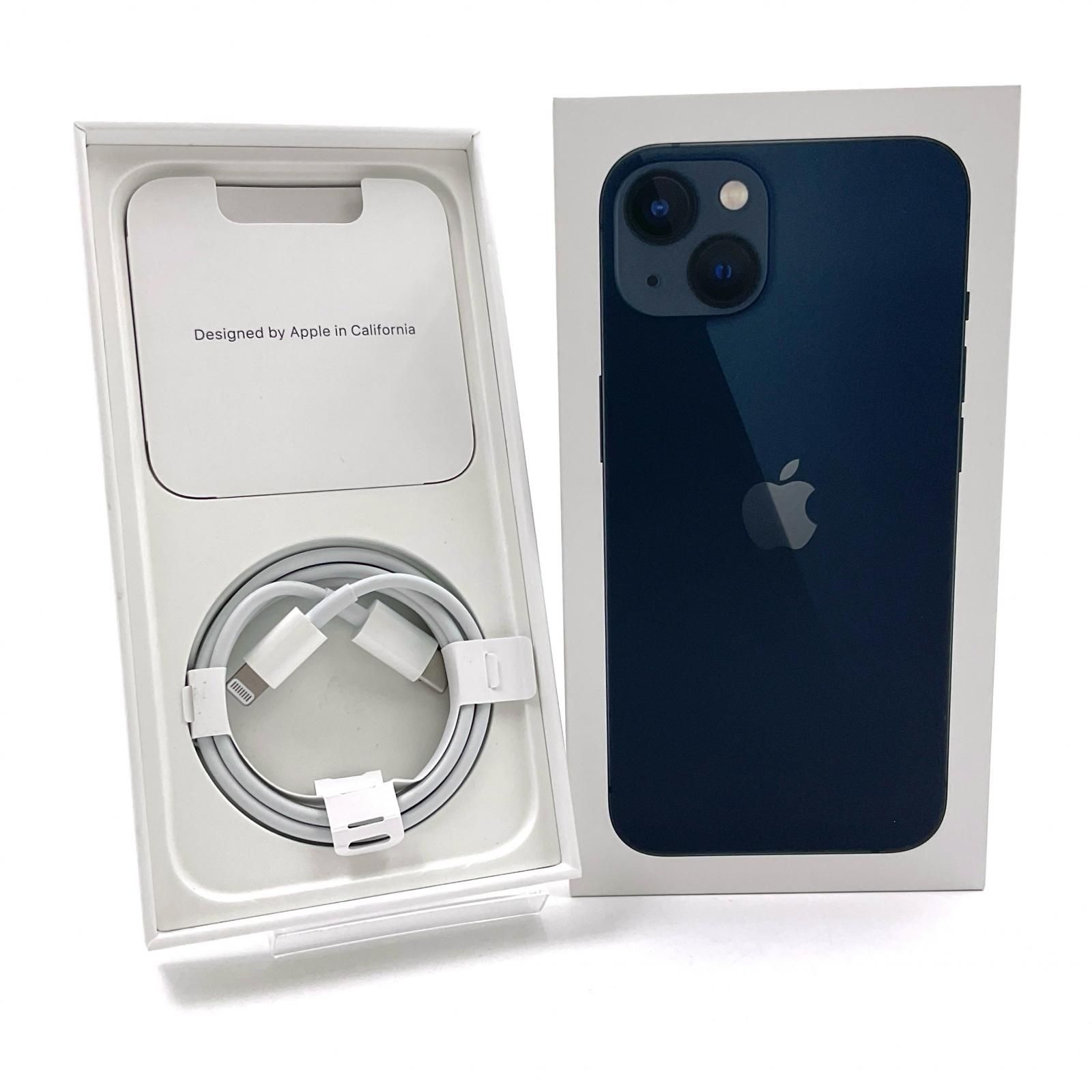 Apple iPhone 13 128GB ミッドナイト au 美品 動作確認済 100