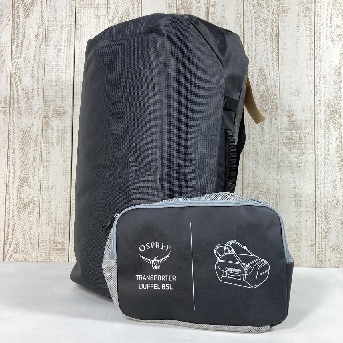 オスプレー トランスポーター ダッフル 65 Transporter Duffel 65 ダッフルバッグ バックパック OSPREY OS55183  Black ブラック系 - メルカリ