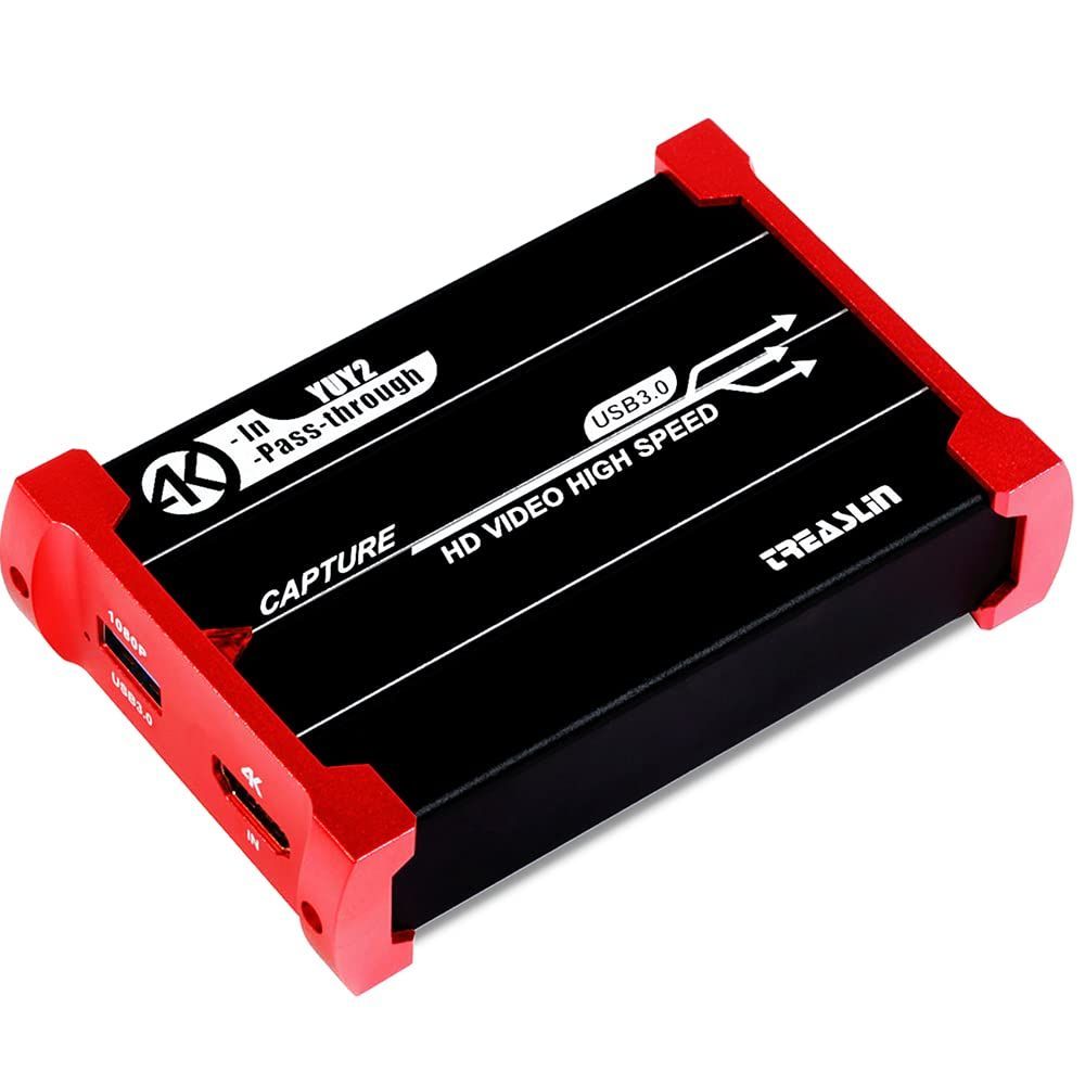 在庫 U用サポート HDMI 4K30FPS入力 Wii 4K30FPSパススルー HD Xbox HDMI HDMI PS3 1080P60FPSゲーム録画 HDMIビデオ録画 ライブ配信用キャプチャーデバイス OBS PS4 Potplayer P