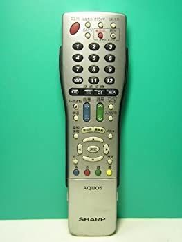 テレビ・映像機器 【】「非常に良い」シャープ テレビリモコン GA812WJSA