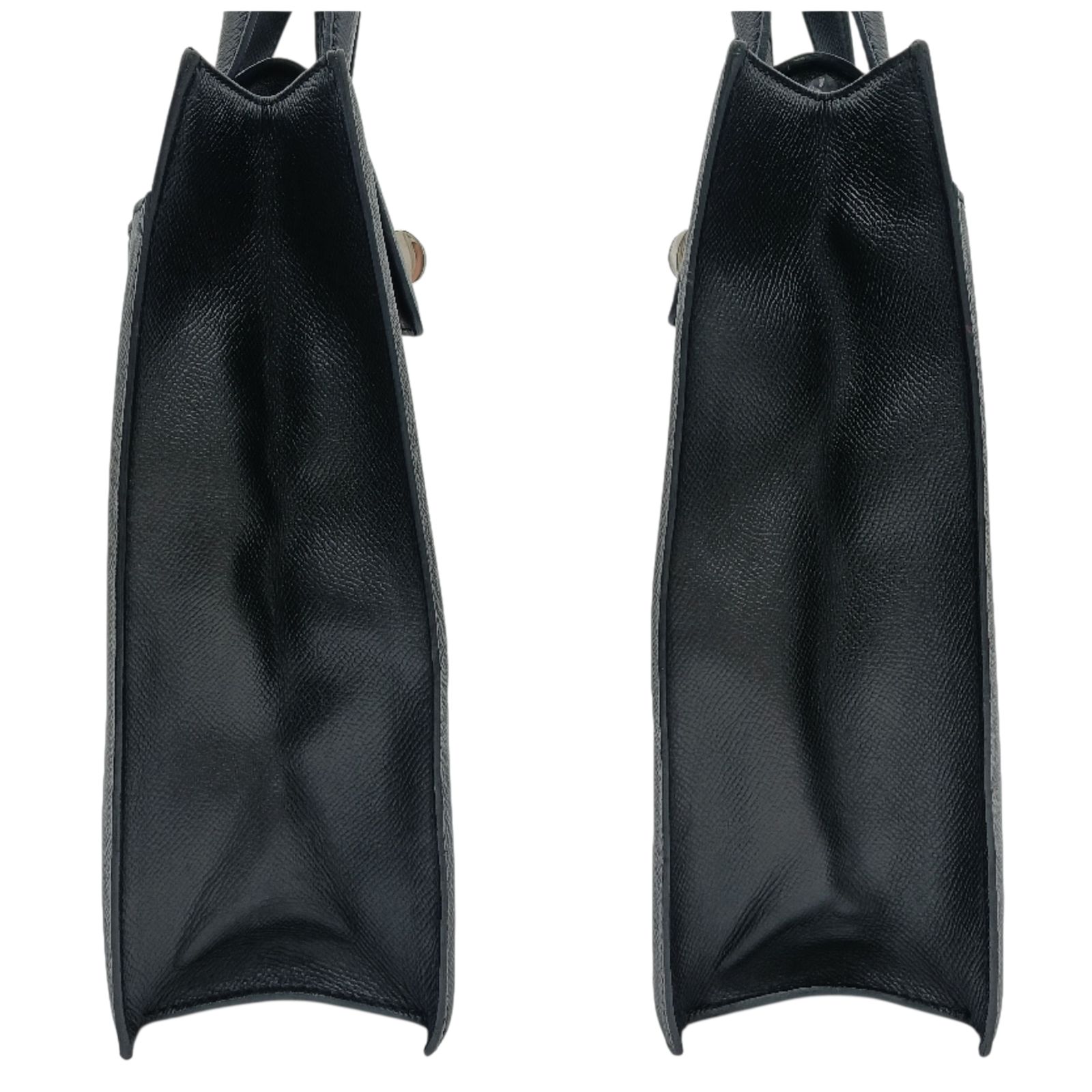 BVLGARI ビジネスバッグ ブラック BVLGARI ブルガリ トートバッグ ハンドバッグ ブラック レザー