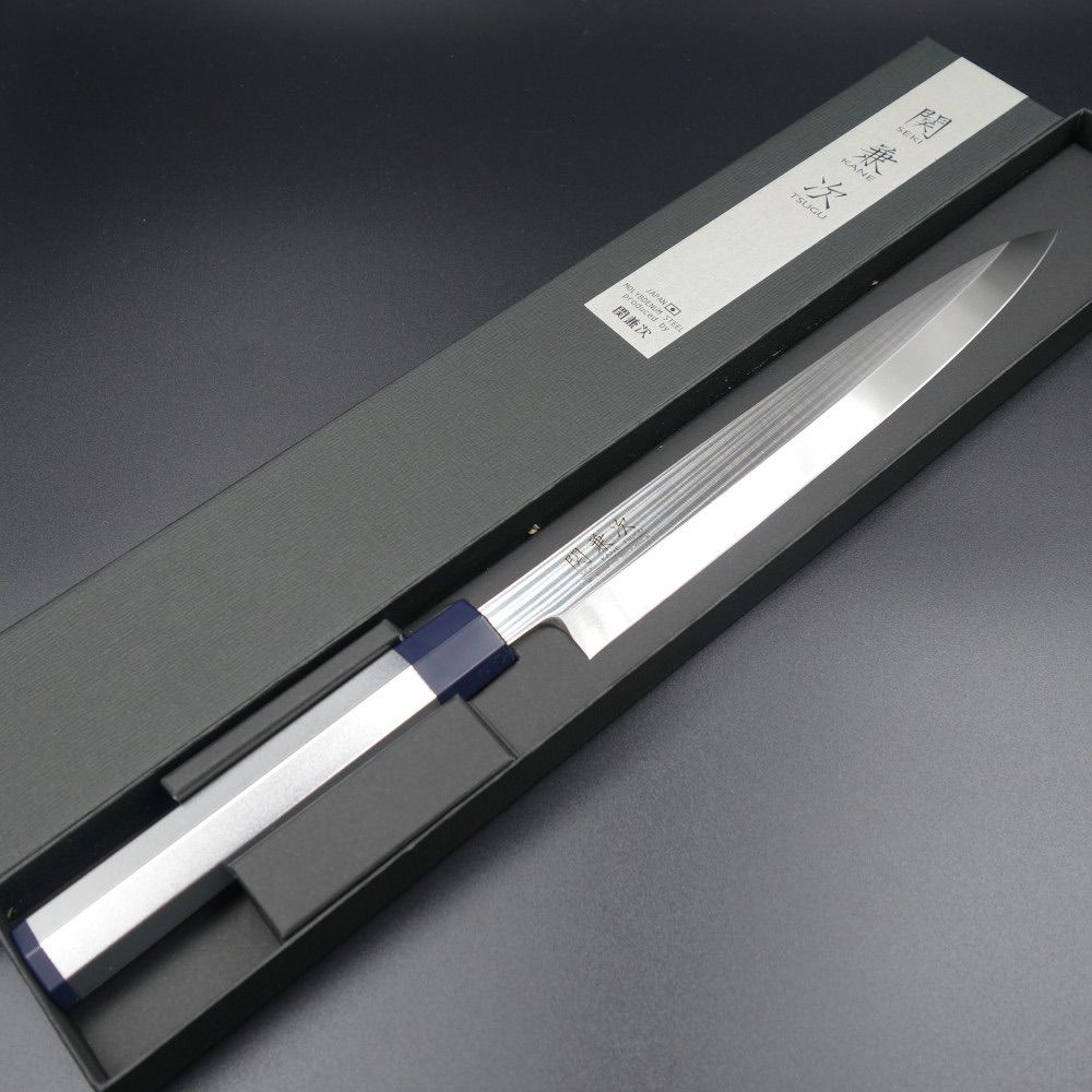 関兼次 柳刃包丁 240mm アルミ柄和包丁 モリブデンバナジウム鋼 ステンレス