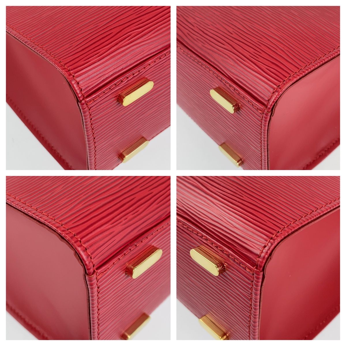 LOUIS VUITTON ルイヴィトン エピ フィガリPM レッド 赤 ゴールド金具 