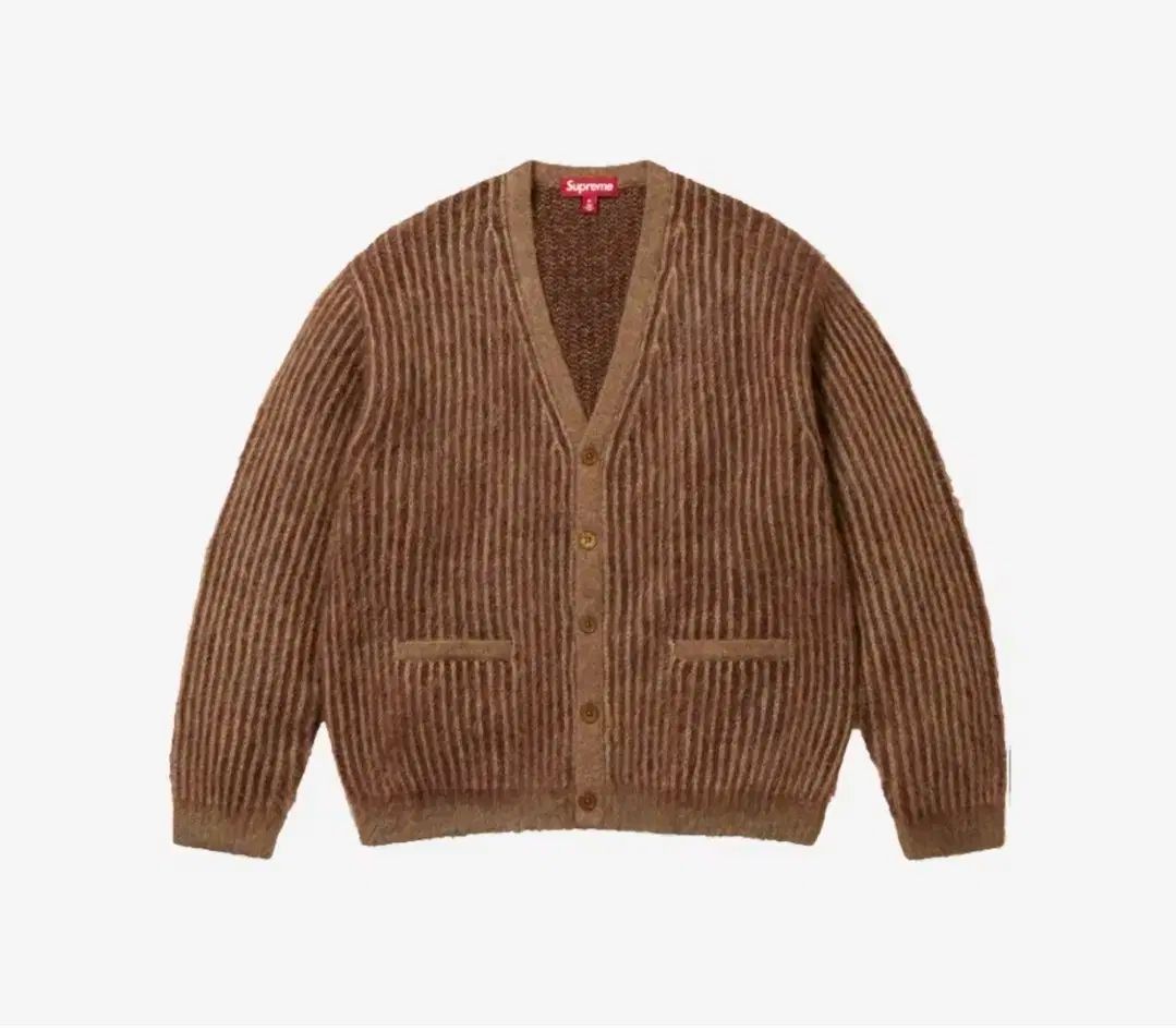 Supreme 2 ー Tone Mohair Cardigan Light Bro Supreme 2-Tone