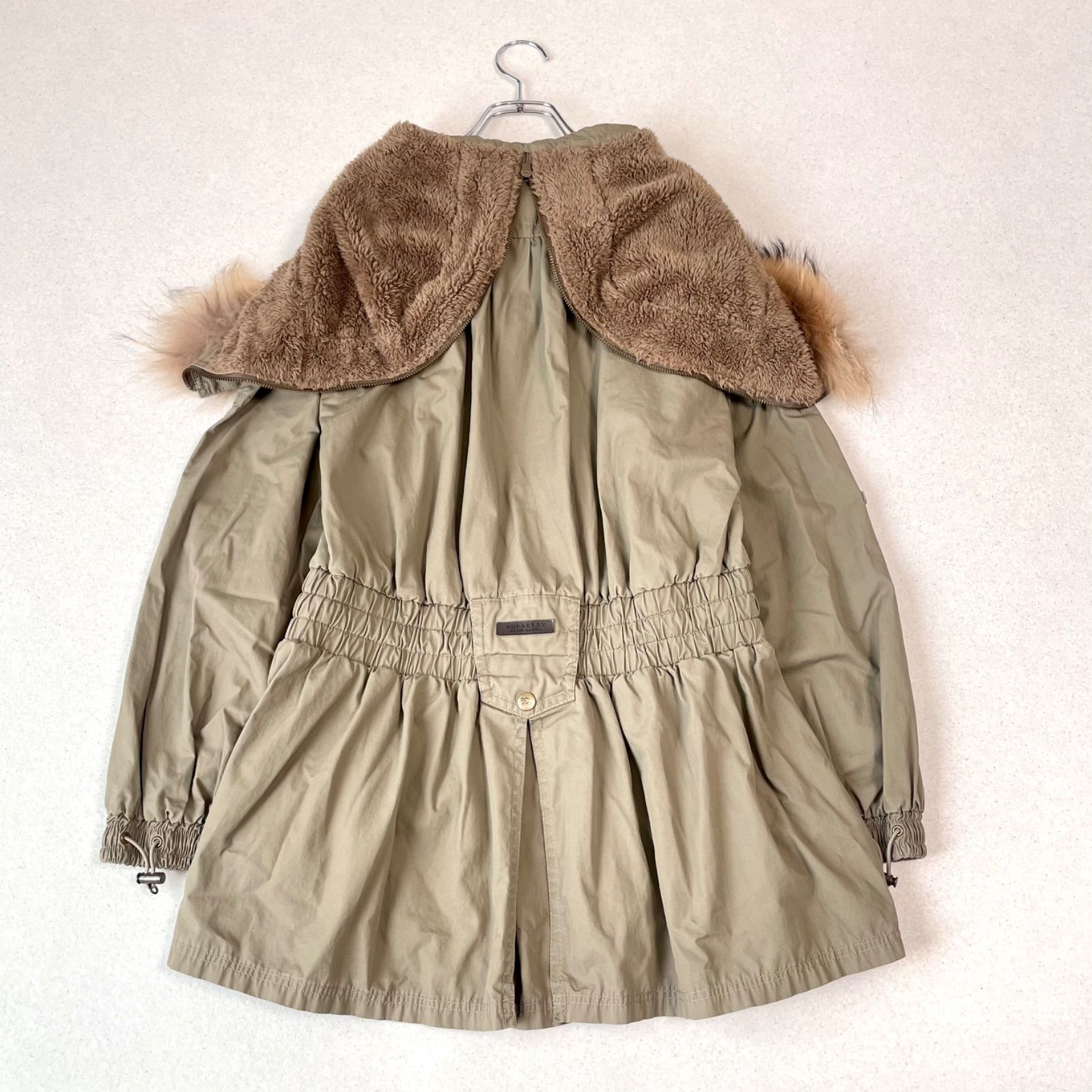 BURBERRY BLUE LABEL バーバリーブルーレーベル y2k フェアリーグランジ 平成ギャル N2B N3B フライトジャケット ミリタリージャケット モッズコート アウター ブルゾン ペプラム ホースロゴ刺繍