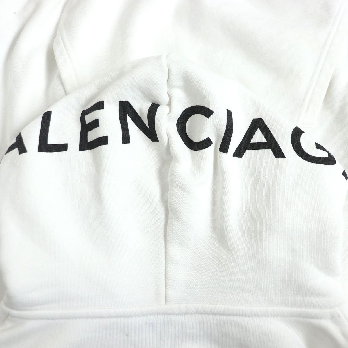 美品□BALENCIAGA/バレンシアガ 492190 フードロゴプリント コットン ...