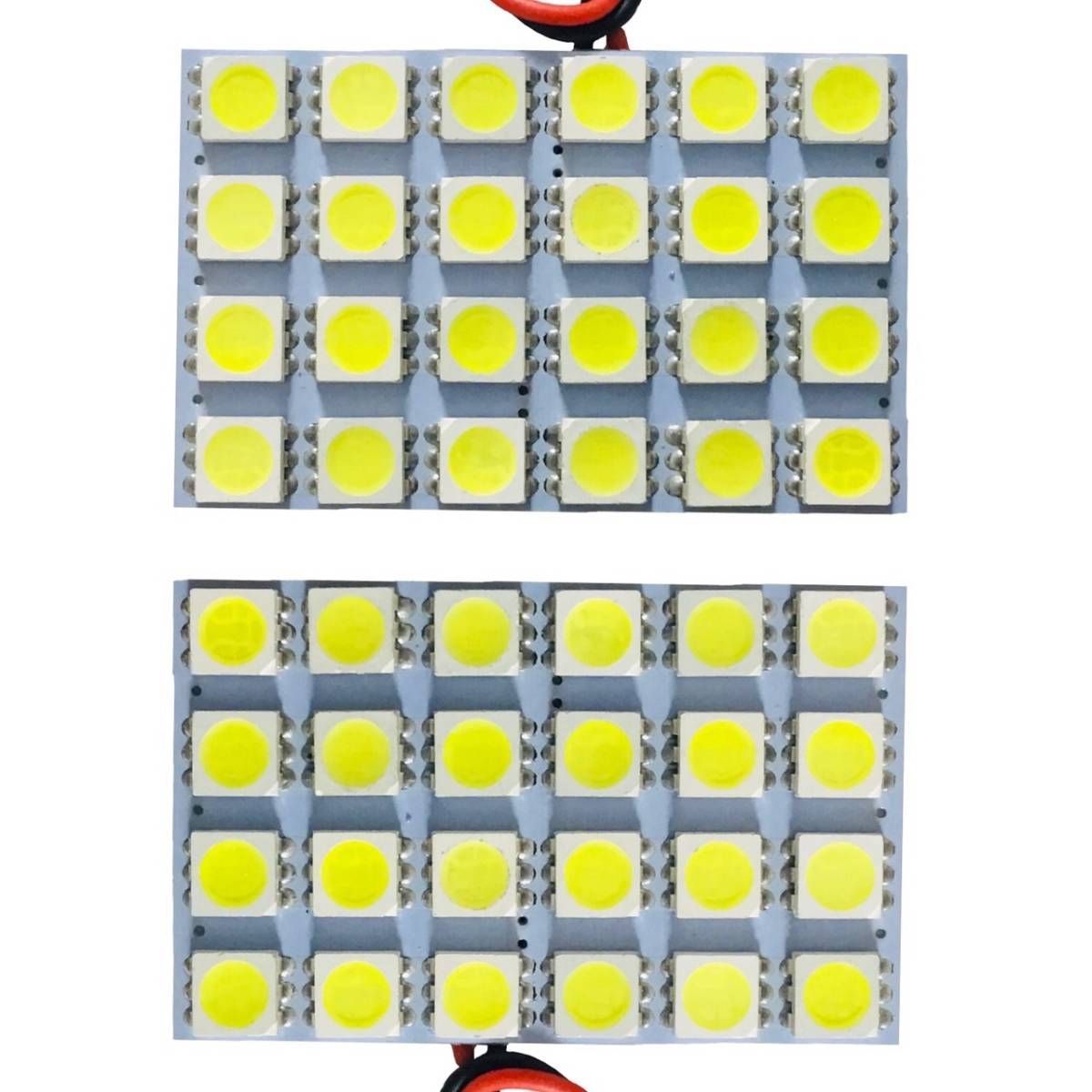 ルームランプ ルークス ハイウェイスター ML21S 日産 基盤タイプ ホワイト 超爆光 純正球交換用LEDライト 2個セット パーツ 車検対応