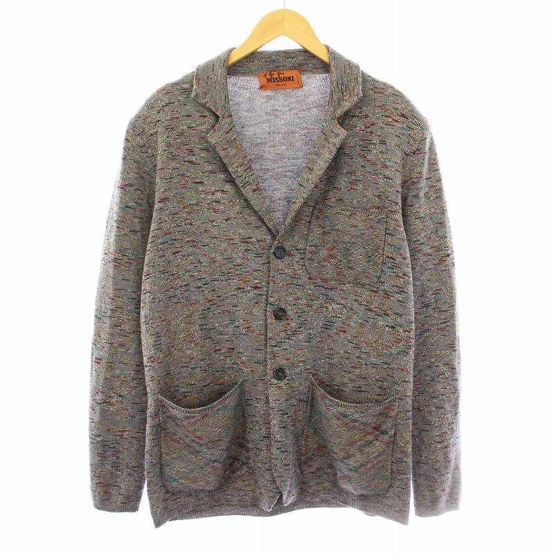 ミッソーニ MISSONI ニットカーディガン ニットジャケット 長袖 V 