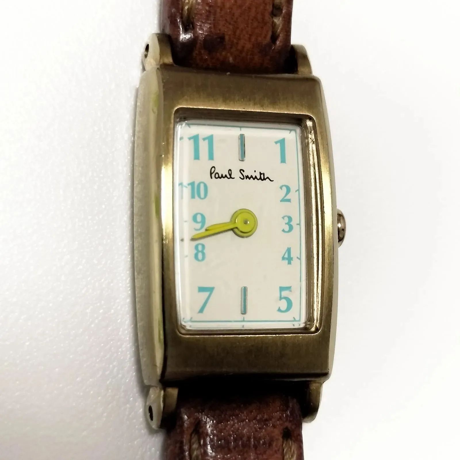 Paul Smith ポールスミス うさぎ刻印 スクエアウォッチ 稼働品