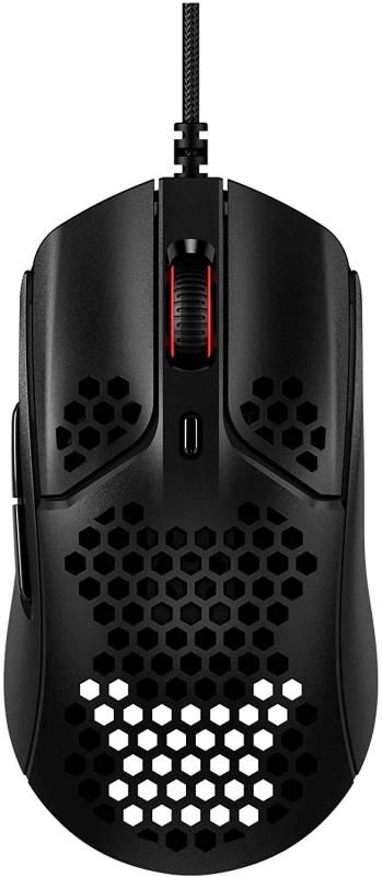 HyperX ゲーミングマウスPulsefire Hasteゲーマー向け 超軽量六角シェルデザイン 59グラム HMSH1-A-BK|G 並行輸入品 並行輸入品
