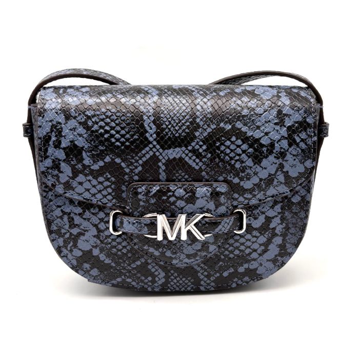 MICHAEL KORS マイケルコース ロゴ パイソン 型押し レザー ショルダー バッグ eH07129A