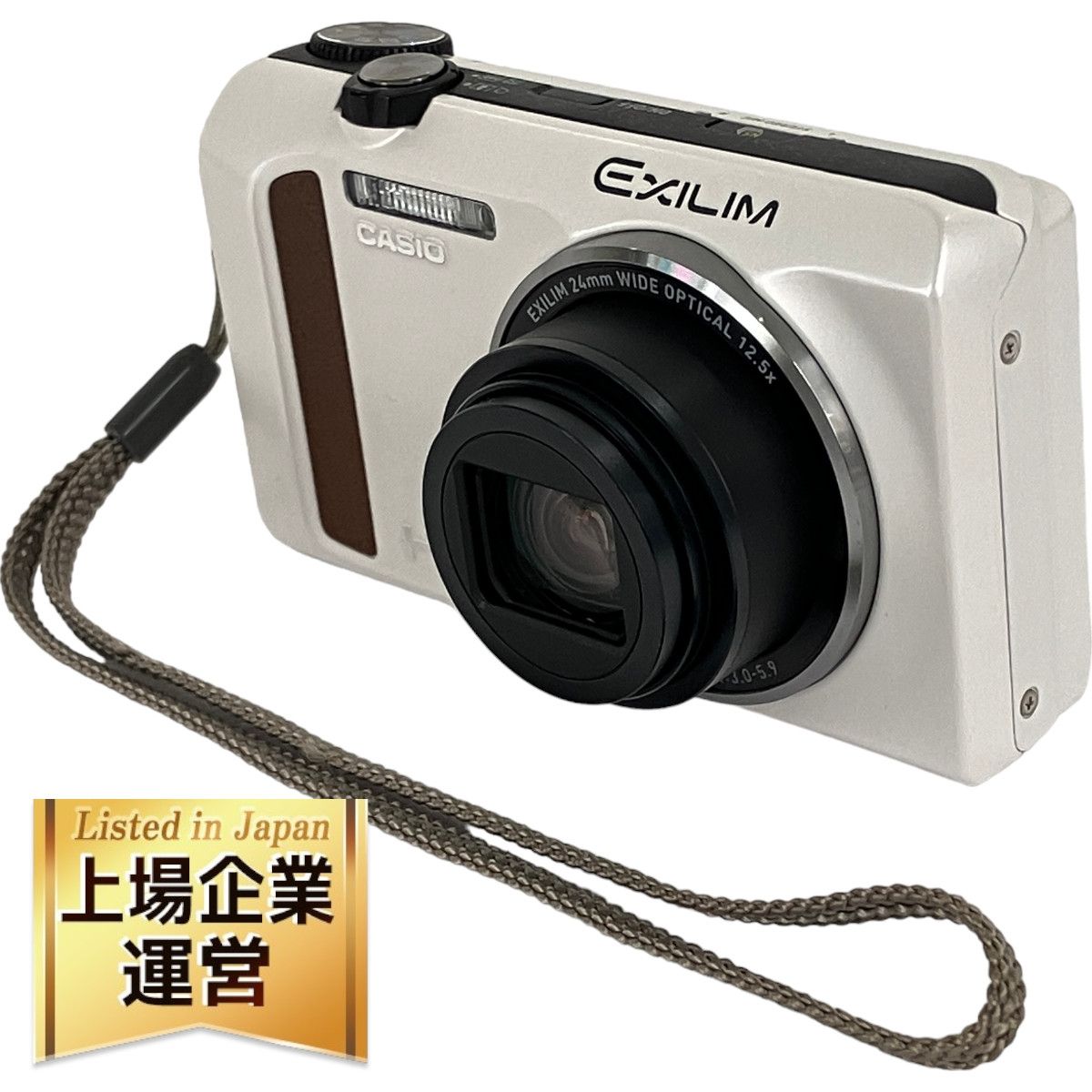 CASIO 【動作保証】CASIO EXILIM HS EX-ZR400 コンデジ デジタル カメラ ホワイト カシオ  Y8979255
