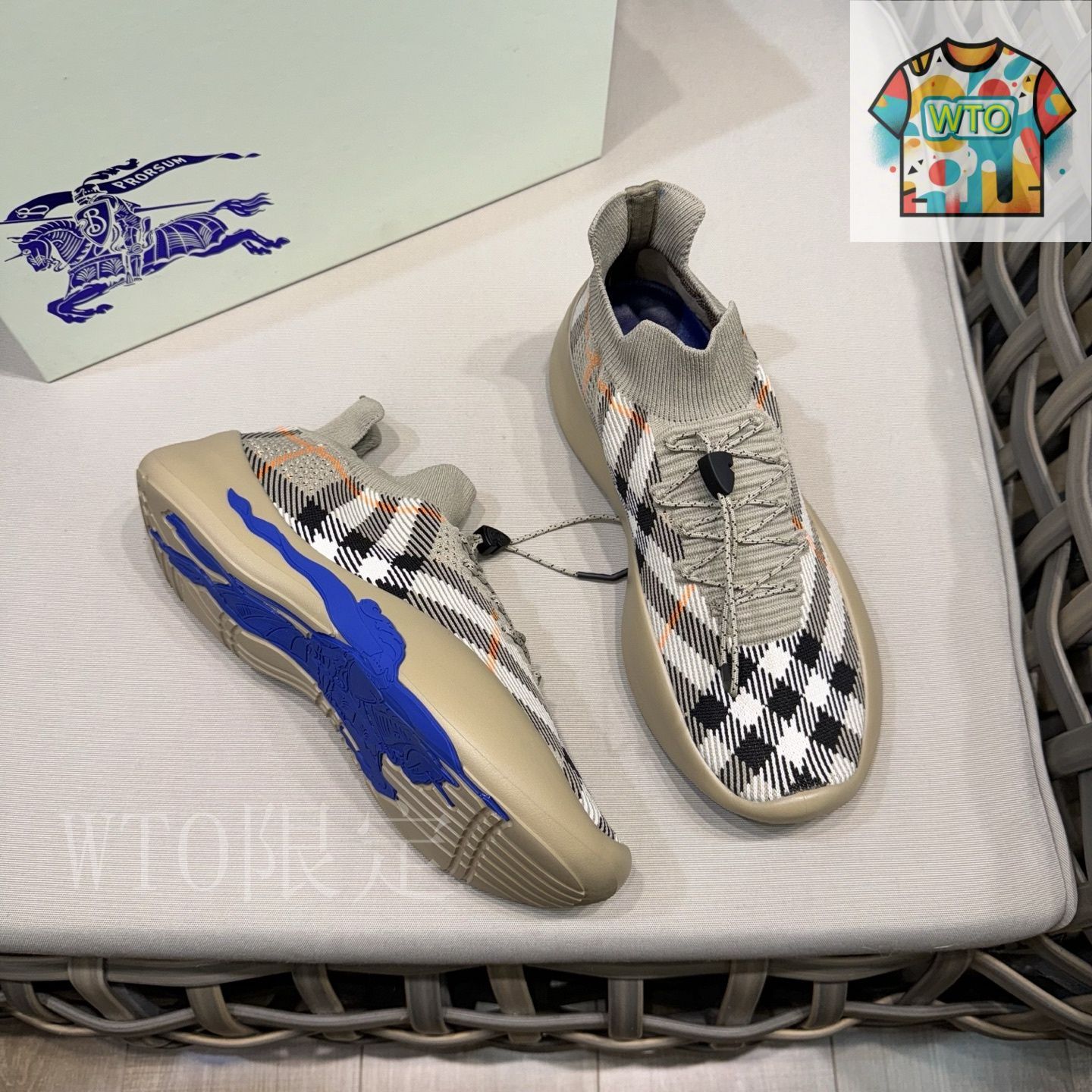 【BURBERRY】バーバリー チェック スニーカー BURBERRY - Burberry バーバリー クラッシックチェック