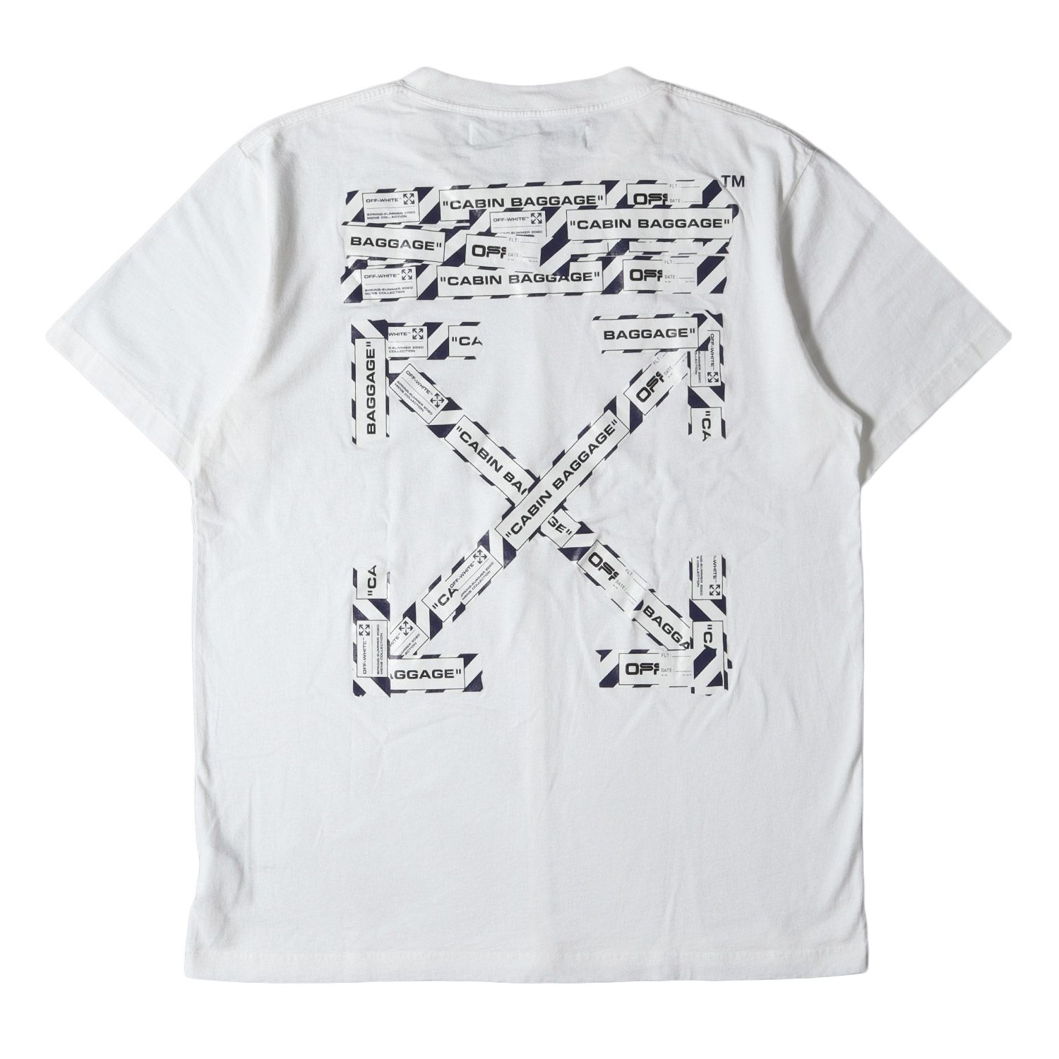 OFF-WHITE オフホワイト Tシャツ サイズ:XXL 20SS エアポートテープ アロー クルーネック Tシャツ AIRPORT TAPE  S/S SLIM TEE ホワイト 白 トップス カットソー 半袖【メンズ】 - メルカリ