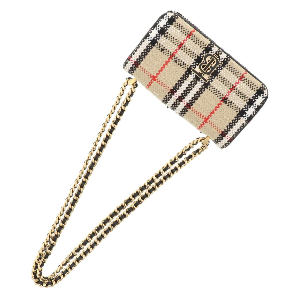 BURBERRY （バーバリー） ミニローラバッグ アーカイブベージュ バッグ